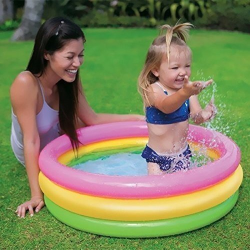 Intex Inflatable Baby Pool, Multi Color (2-feet)