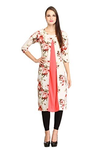 latest floral kurti for women
