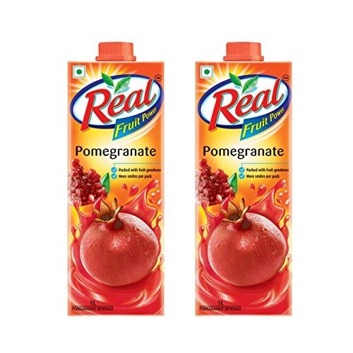 Pomegranate Real Fruit Drink Power 1L (Pack of 2)
