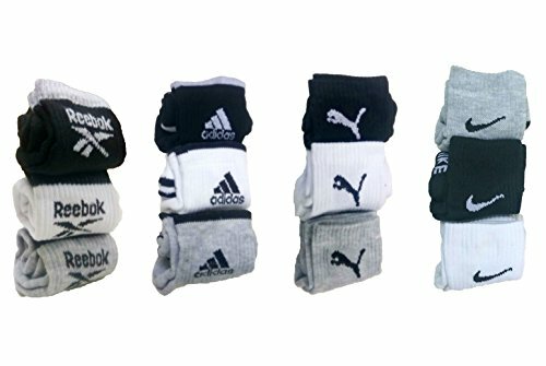 Pack of 12 pair socks with logo terry cotton towel socks
