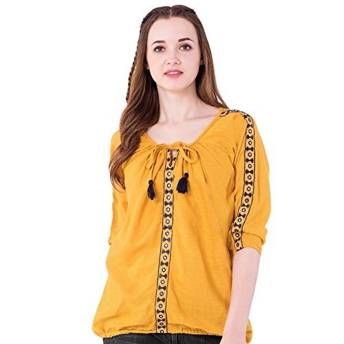 AANIA Beautiful Embroidered Exclusive Casual Cotton Women’s Top