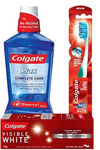 Colgate ToothpasteVisible, Mouthwash – 250 ml