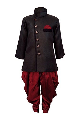 Boy’s Cotton Silk Sherwani Suit