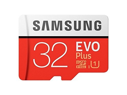 Samsung EVO Plus Grade 1, Class 10 32GB MicroSDHC 95 MB/S Memory Card with SD Adapter